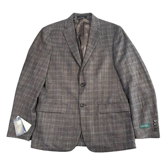Lauren Ralph Lauren Wool Blend Two Button Blazer Jacket Size 38R - Picture 1 of 10